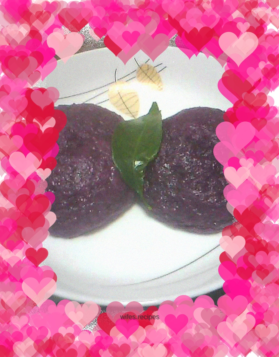 Purple sweet potato buns