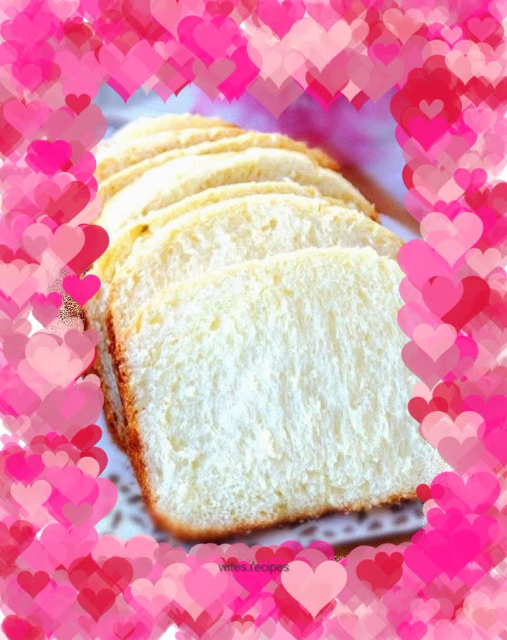 Soft cotton bread without butter---original toast