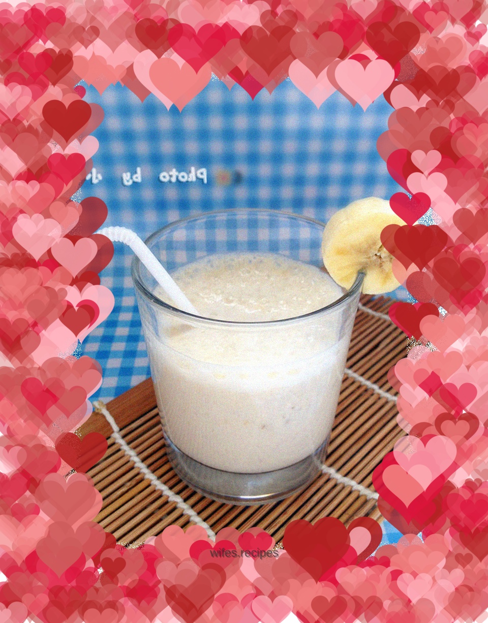 Rich and smooth----banana milkshake