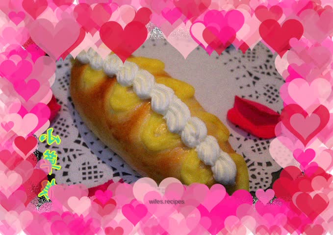 Decorated Custard Bread