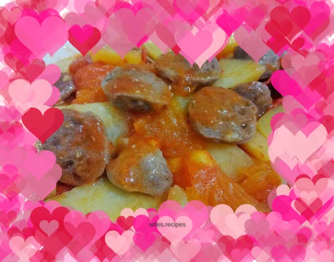 Tomato and Potato Braised Beef Balls