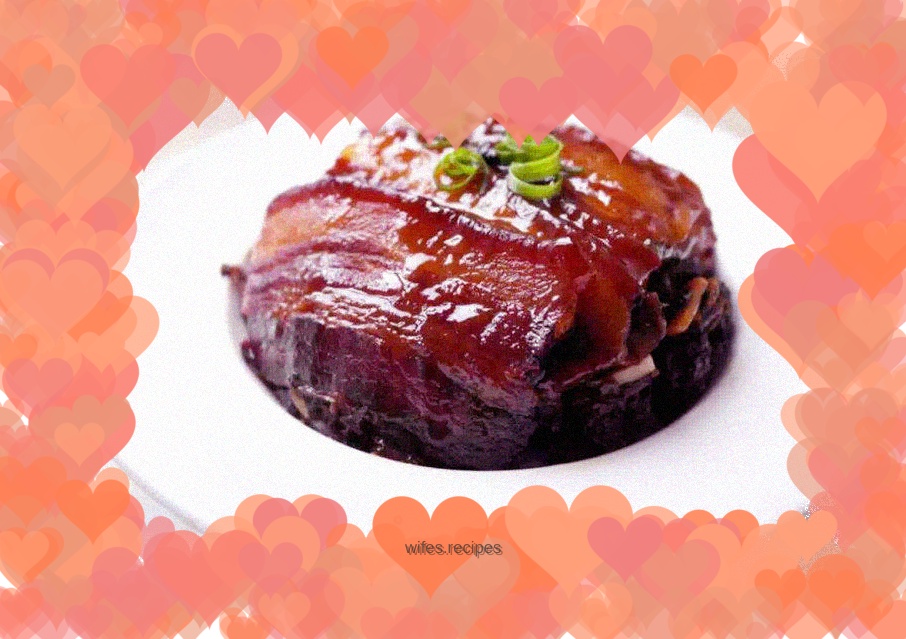 Home-cooked Pork with Dried Plums and Vegetables