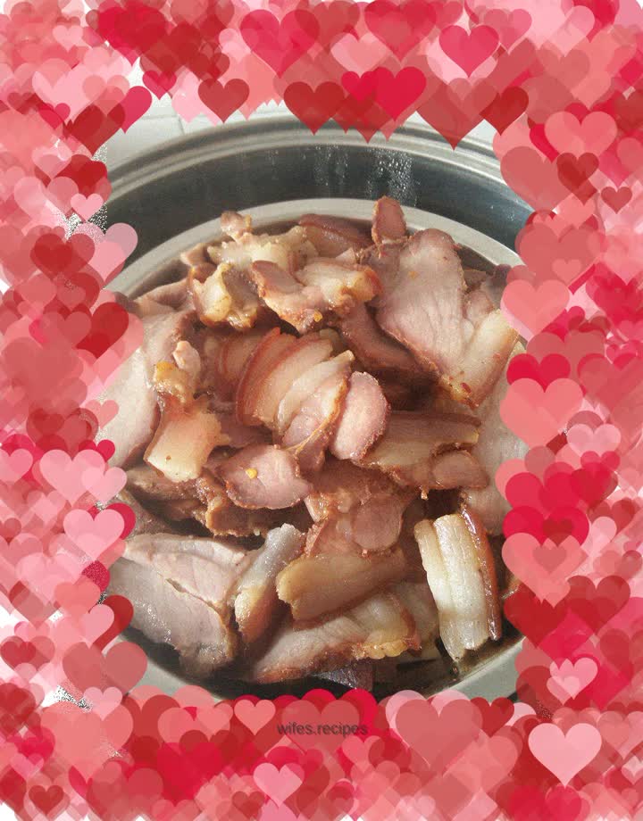 Steamed pork with dried radish and sauce