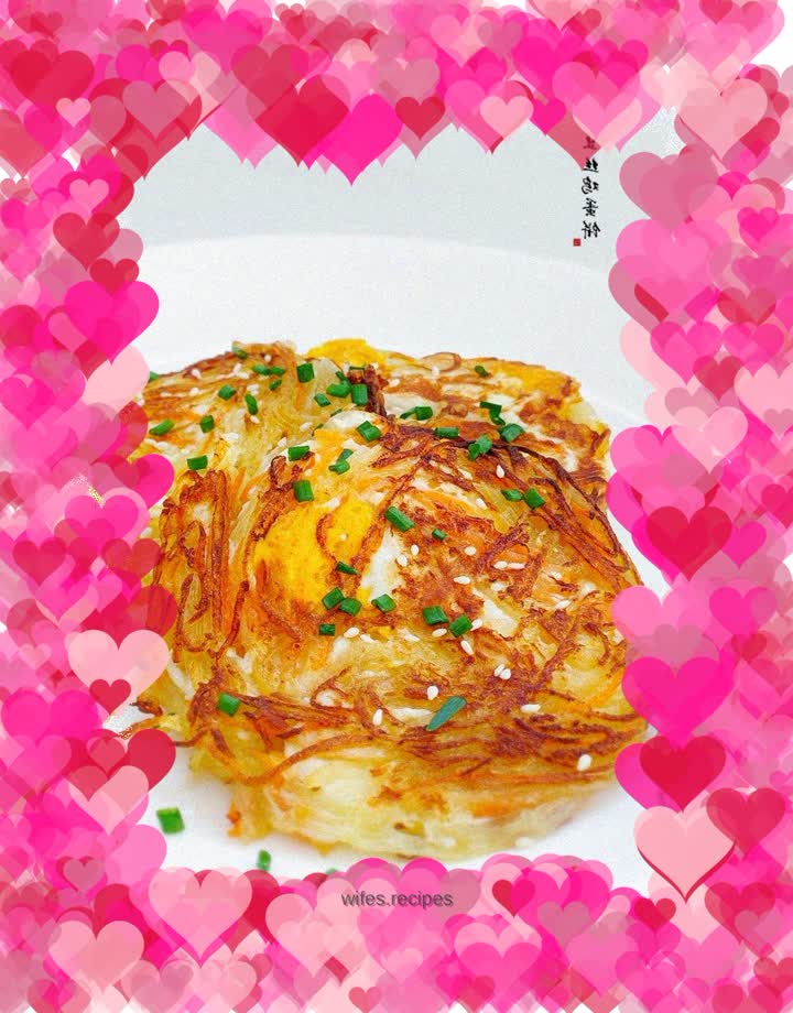 Potato shredded egg pancake