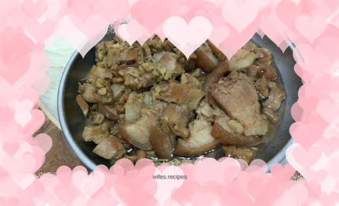 Braised pork with pickled vegetables