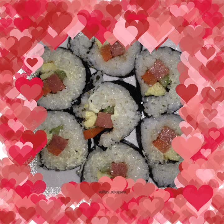Homemade sushi