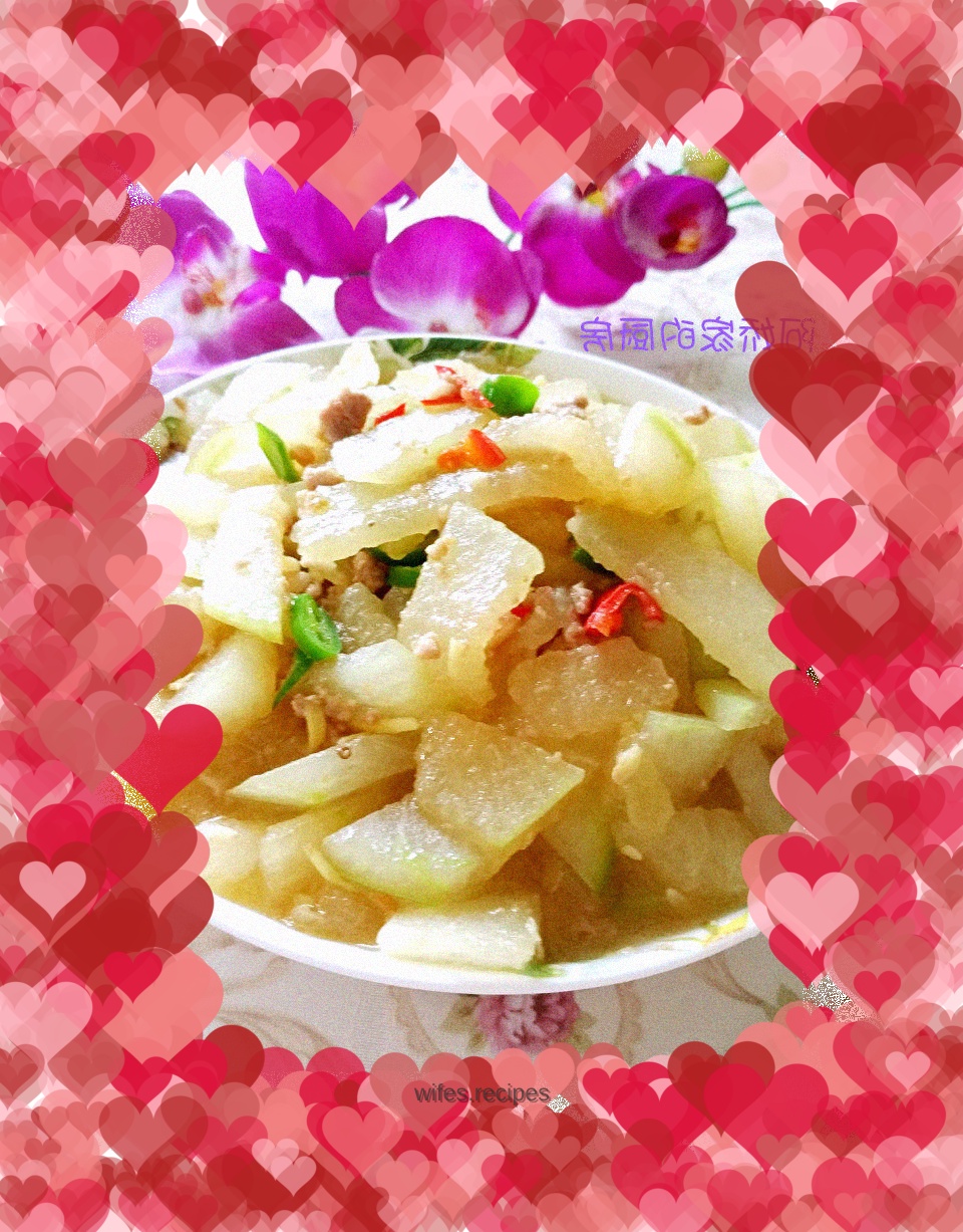 Grilled winter melon