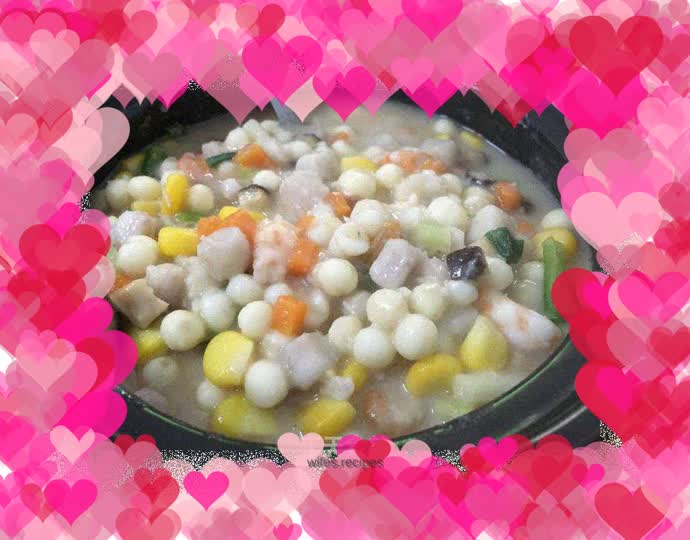 Gorgon glutinous rice pot