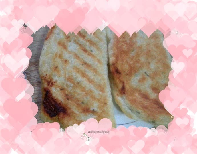 Meat filling flying cake