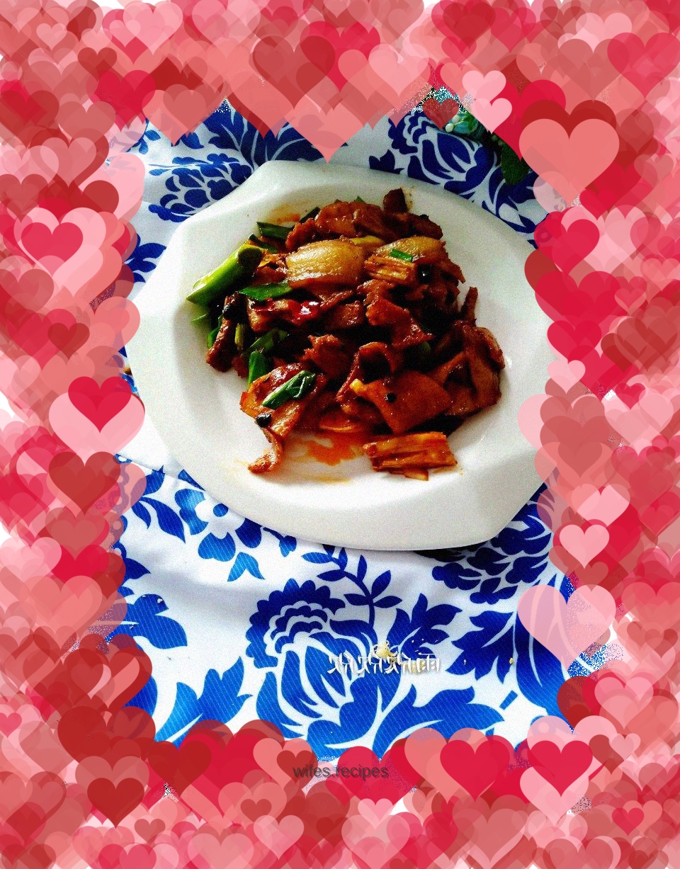 Bean curd twice-cooked pork