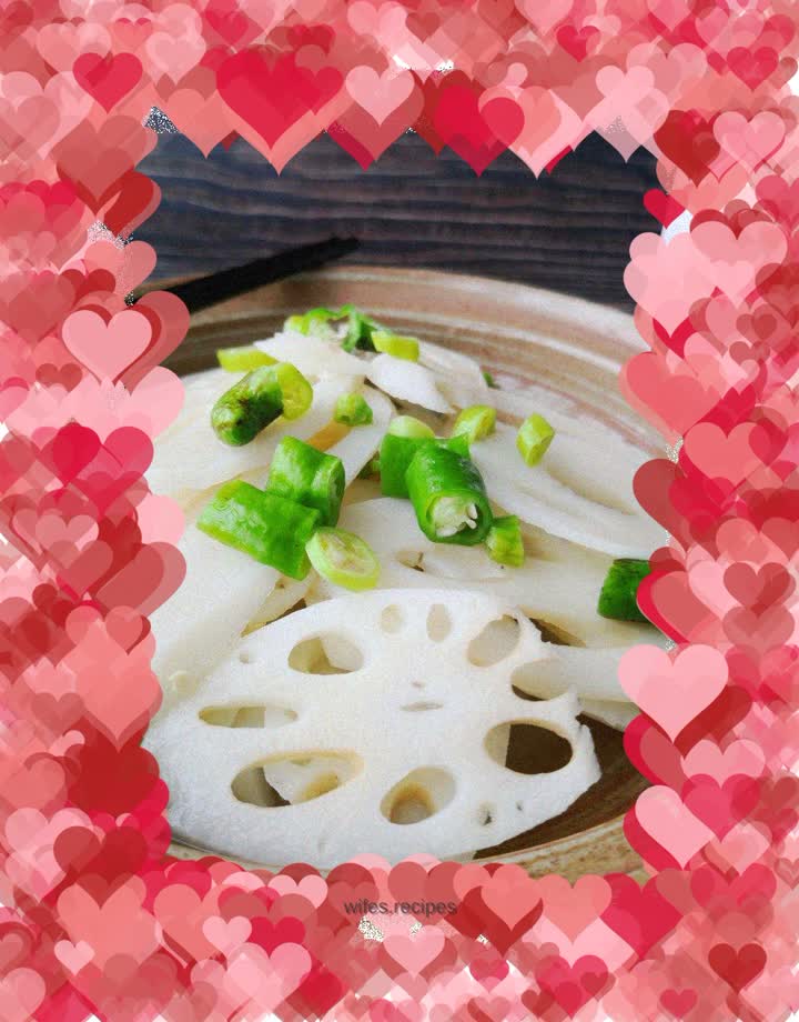 Crispy and sour sweet and sour lotus root