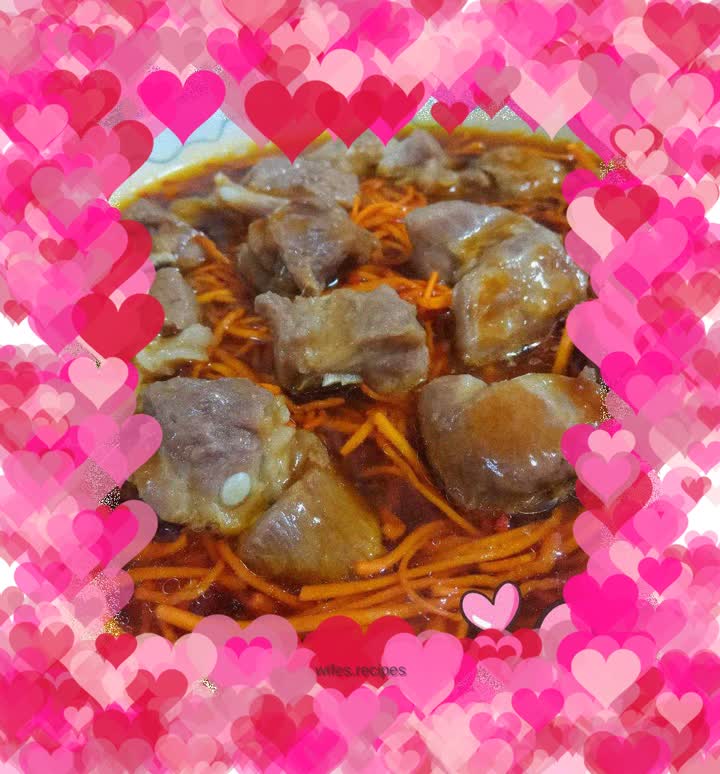 Steamed Pork Ribs with Cordyceps Flower