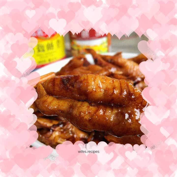 Super simple rice cooker braised chicken feet