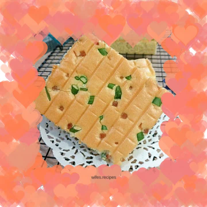 Ham Sausage Chive Cake