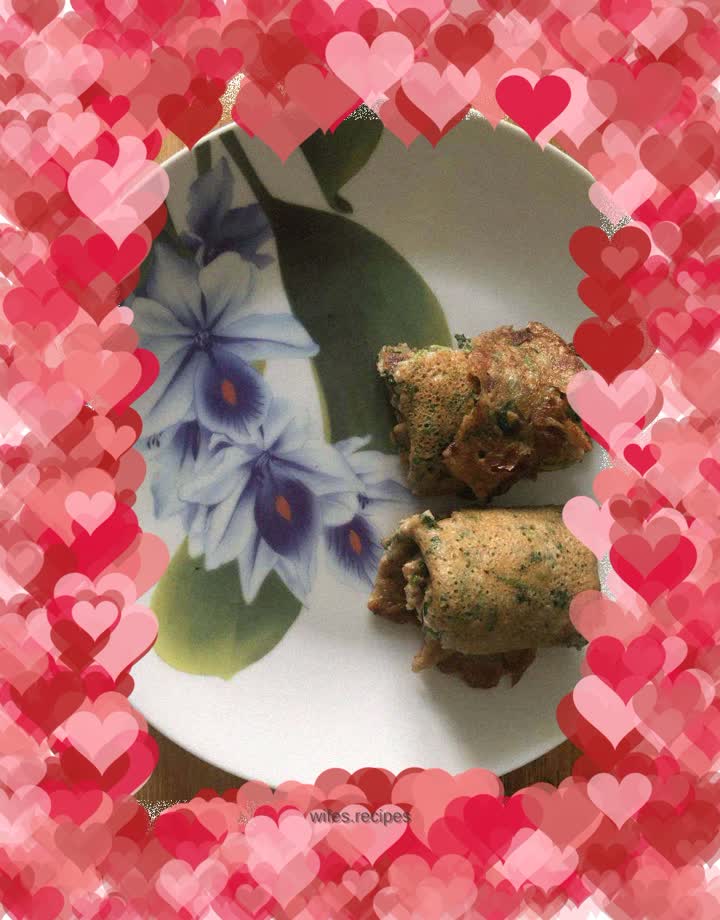 Buckwheat shepherd's purse cake