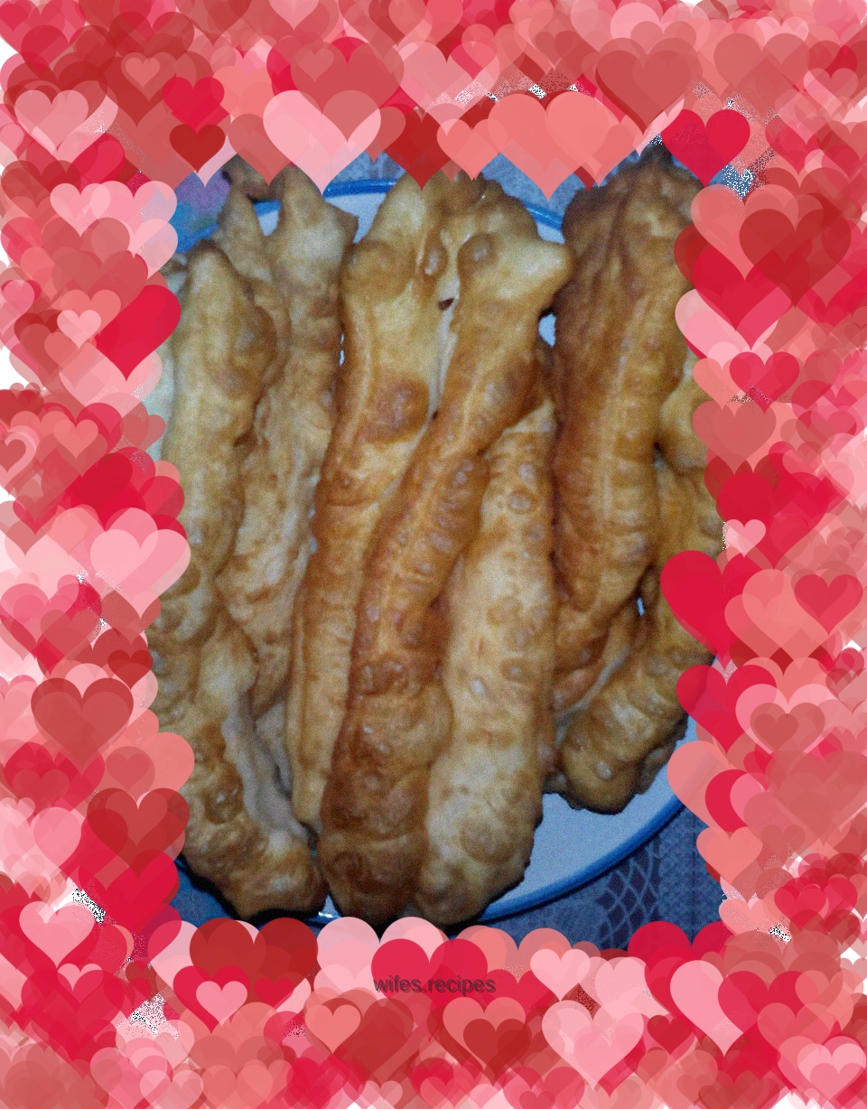 Creamy fried dough sticks