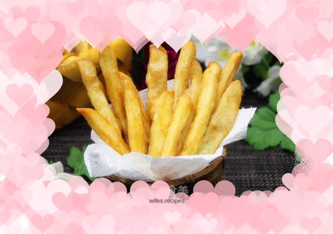Crispy white fries