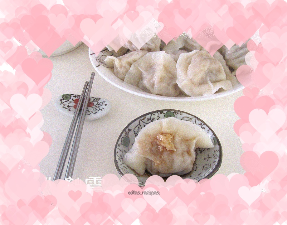 Traditional classic---cabbage and meat dumplings