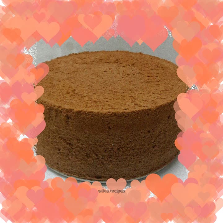 Chocolate chiffon cake