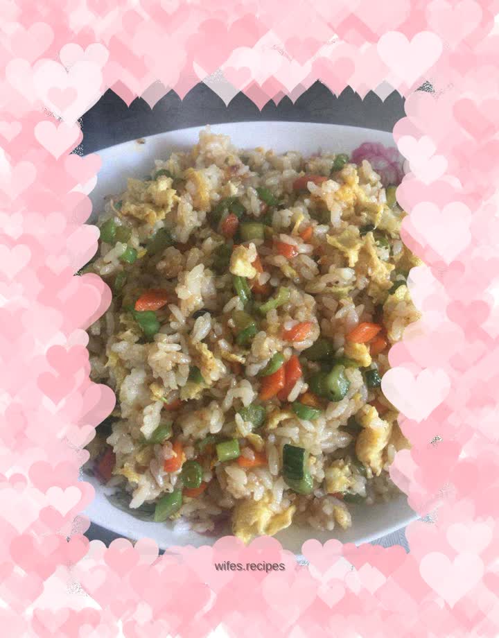 Vegetable and egg fried rice