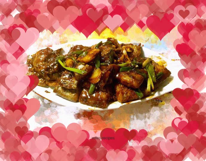 Sweet and sour hairtail fish