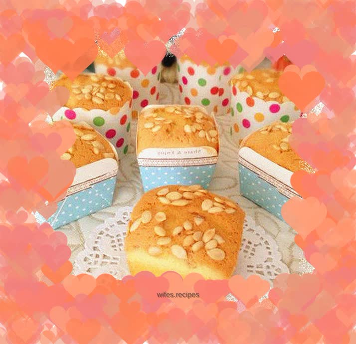 Watermelon Kernel Sponge Cup Cake