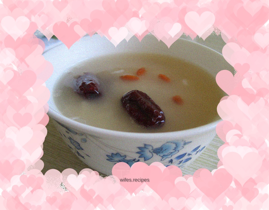 Red dates and wolfberry porridge