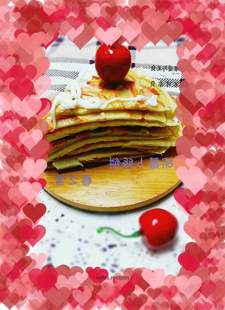 Sweet Carrot Egg Pancake