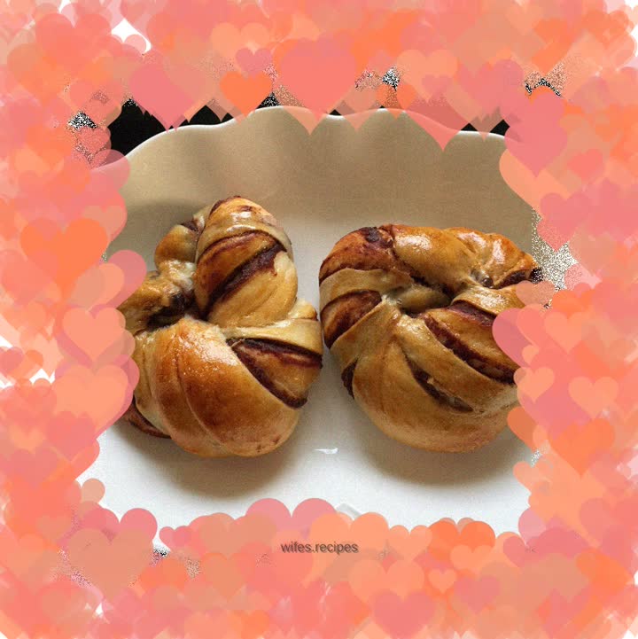 Red bean paste bread