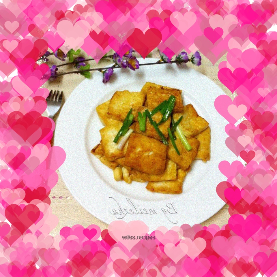 Green onion tofu