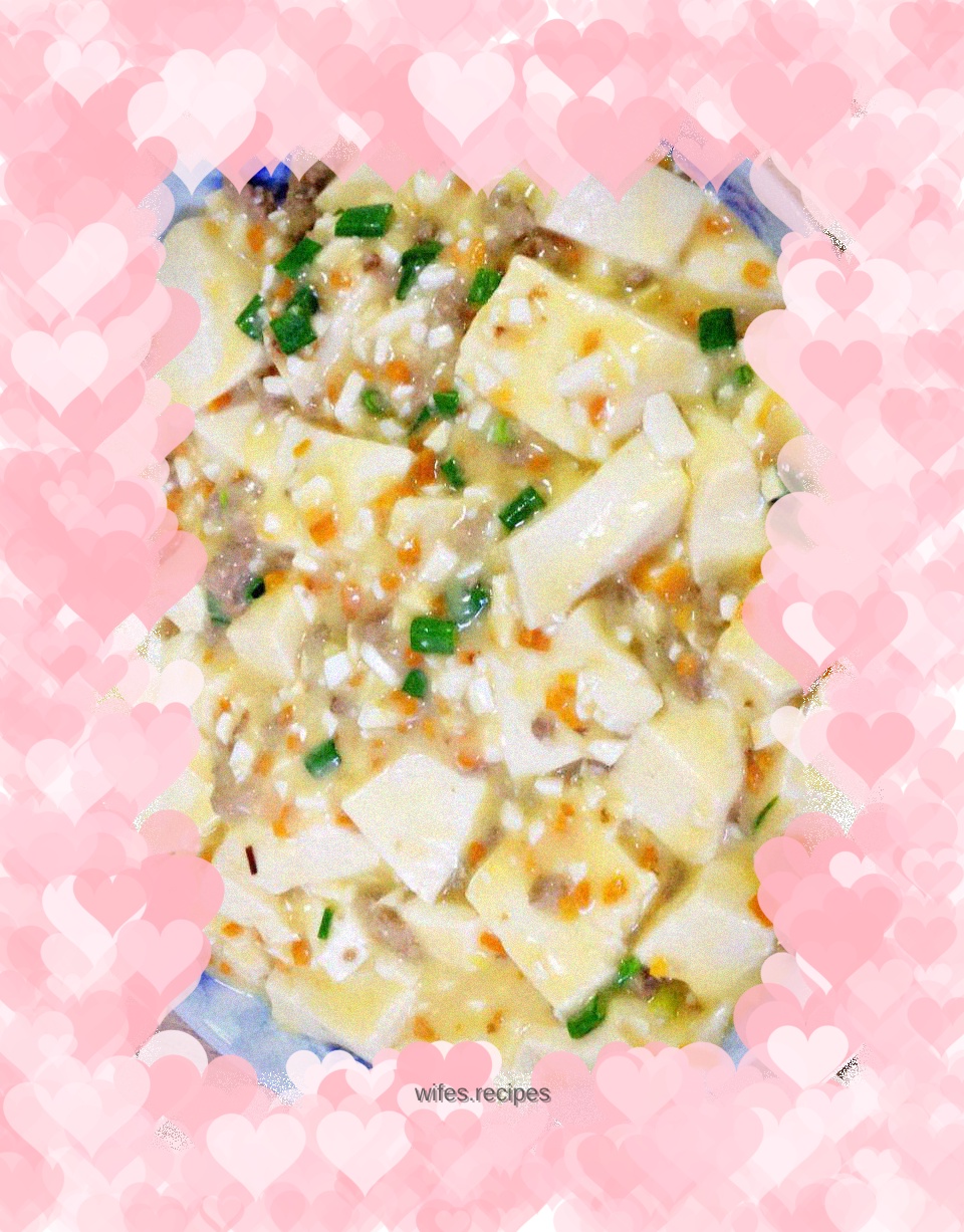 Salted egg braised soft tofu