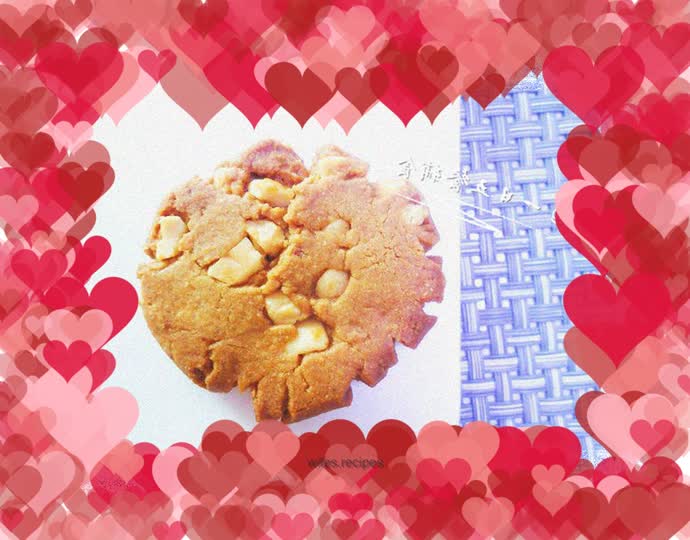 Peanut butter cookies baby food supplement, brown sugar + eggs + roasted peanuts