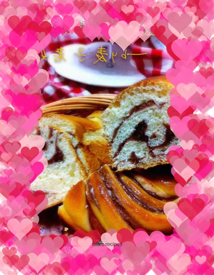 Red Bean Large Flower Bun