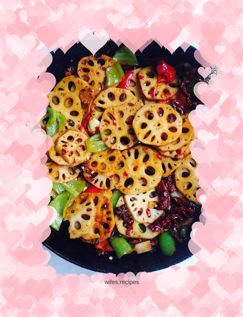 Dry pot lotus root slices