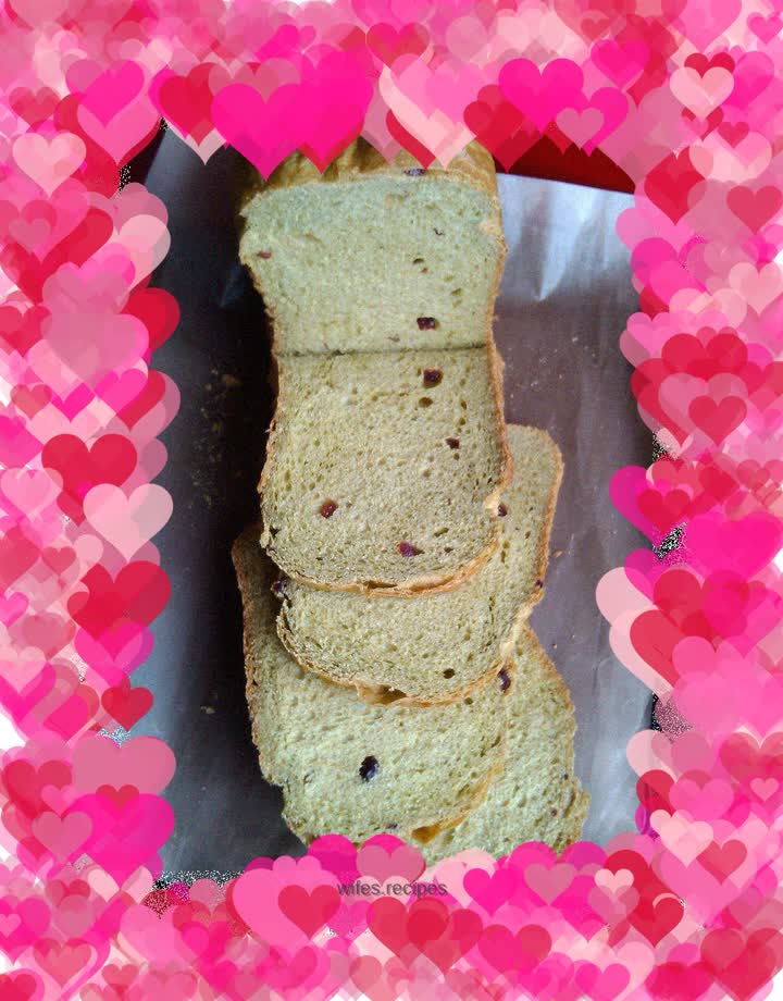 One-Click Cranberry Matcha Toast