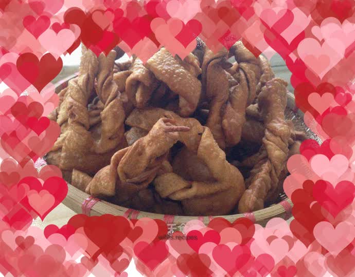 Fried small fruit