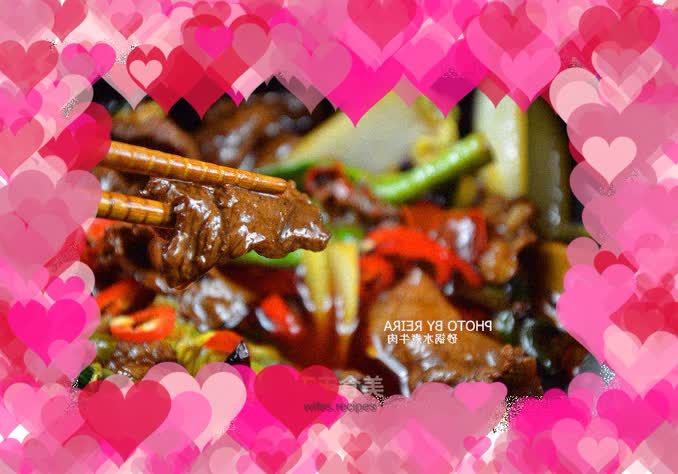 Beef boiled in stone pot