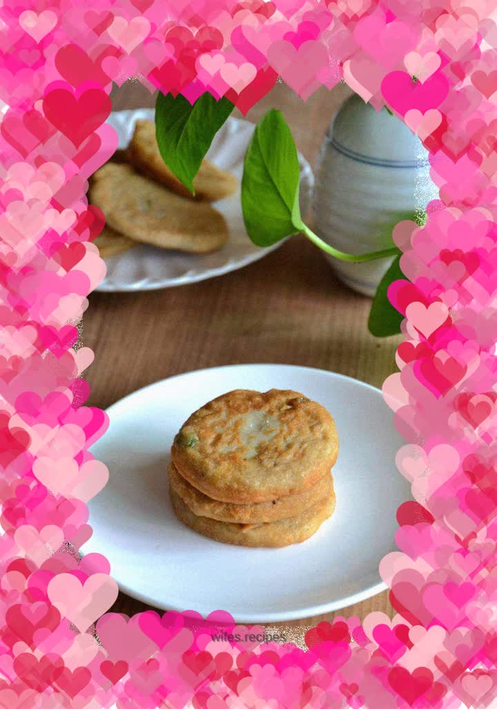 Lotus root egg cake