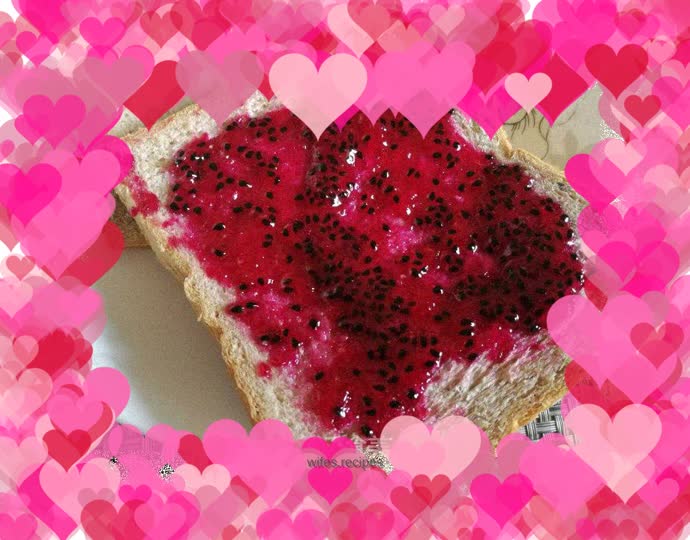 Red Heart Dragon Fruit Jam