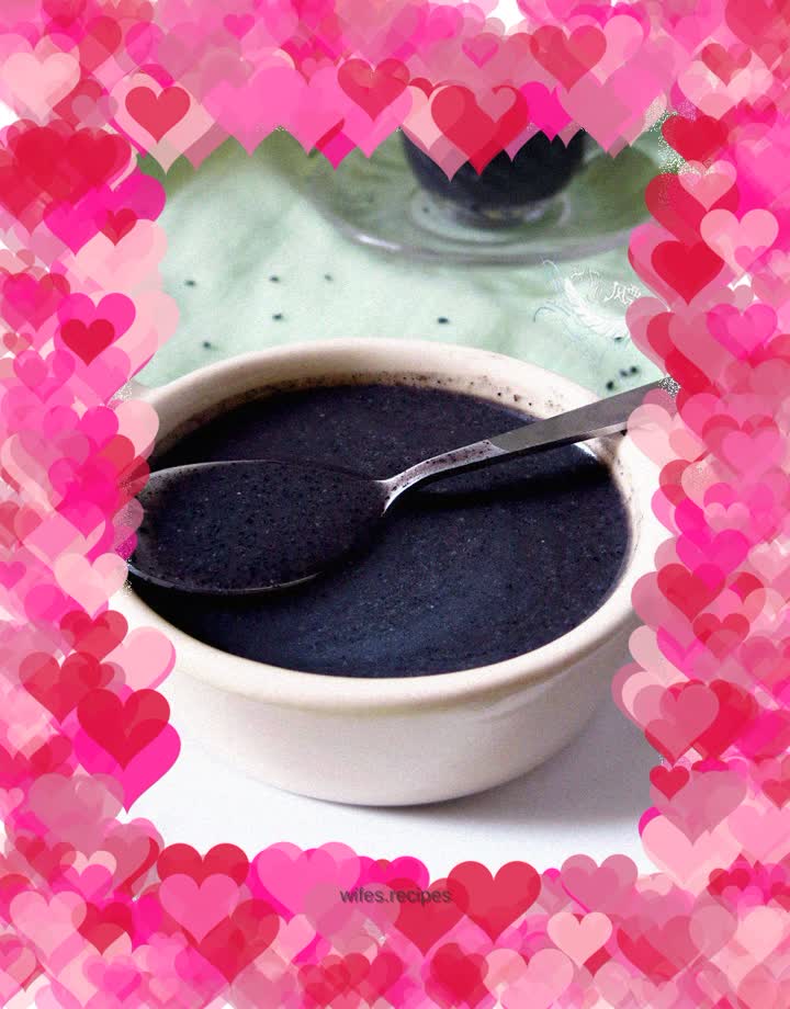 Black sesame paste