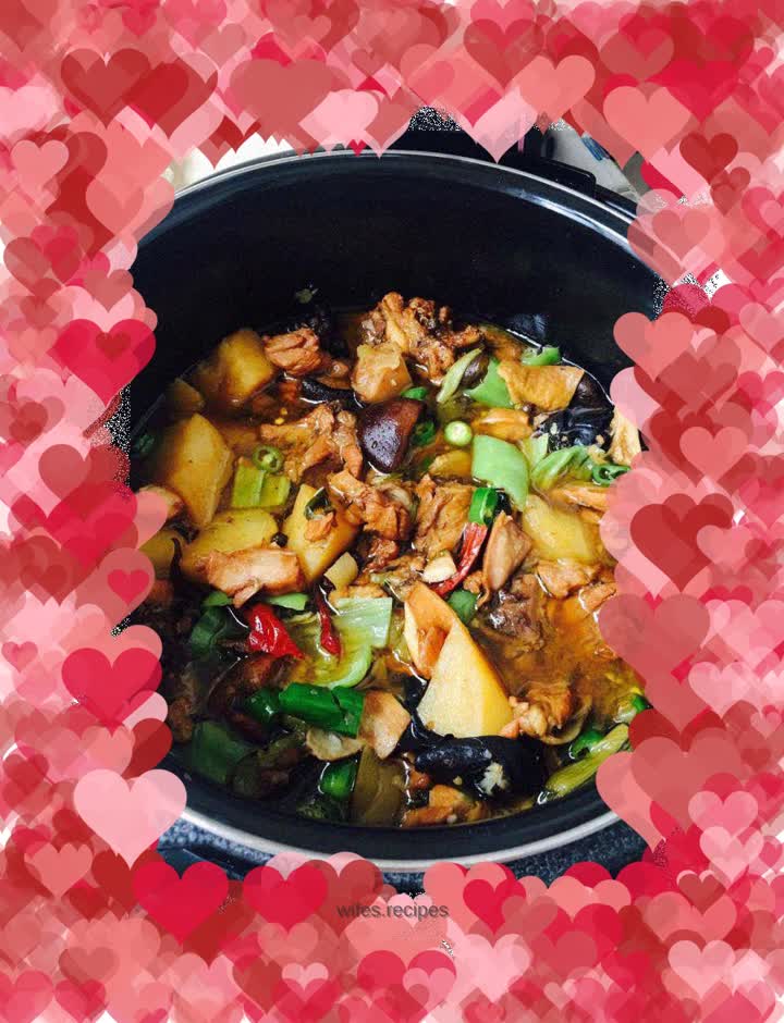 Crispy braised chicken