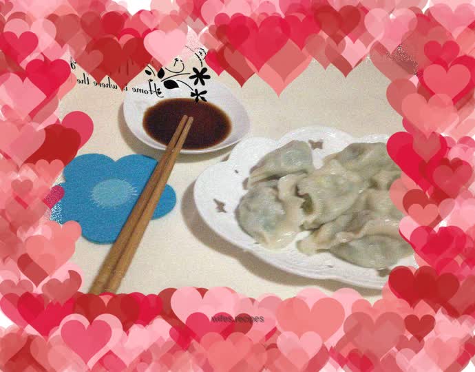 Secret family shrimp and three fresh dumplings