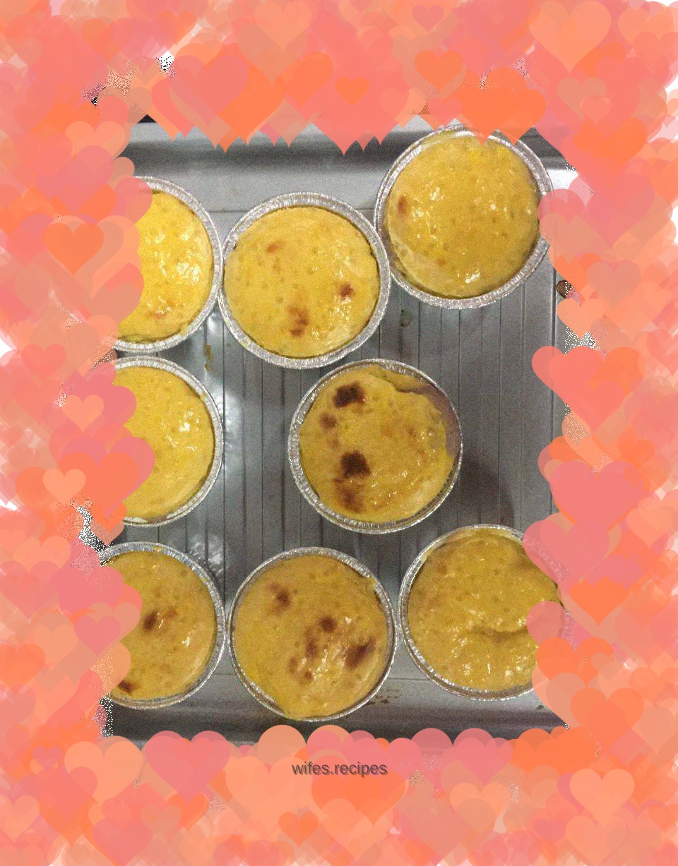 Baked Lychee and Sago Pudding