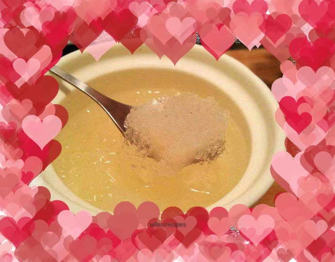 Snow swallow stewed pear