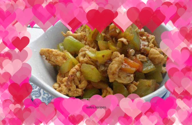 Spicy pepper egg sauce