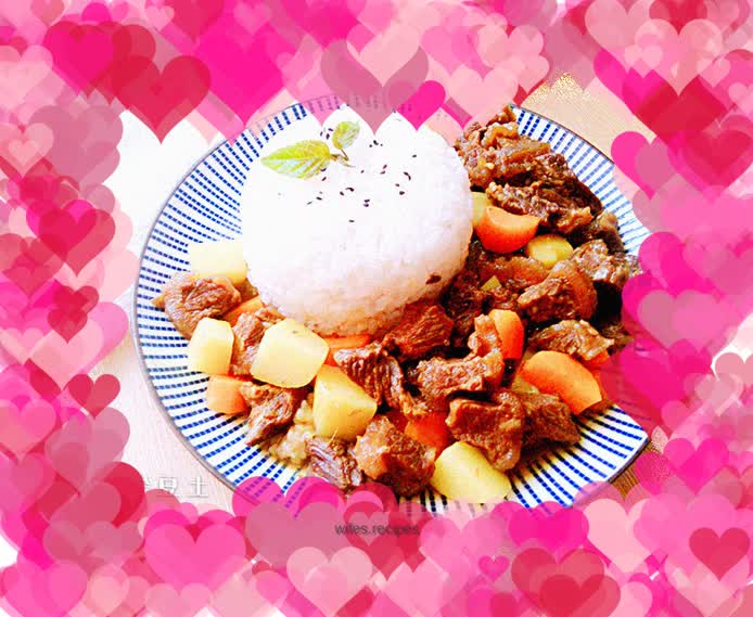 Potato Beef Rice