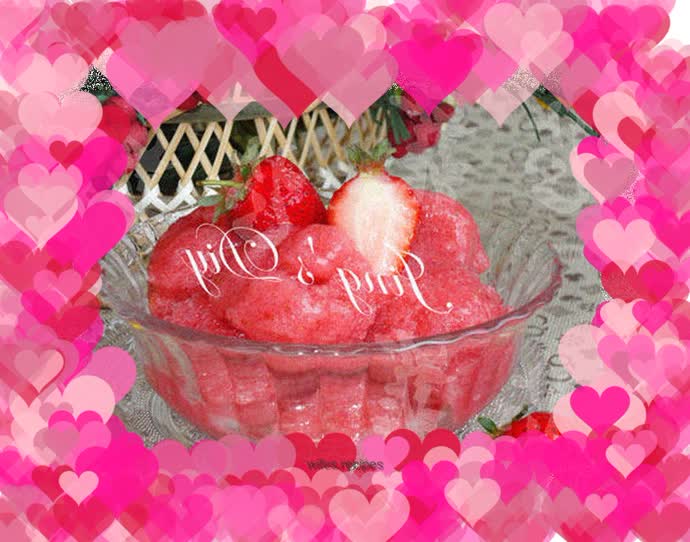 Strawberry ice cream