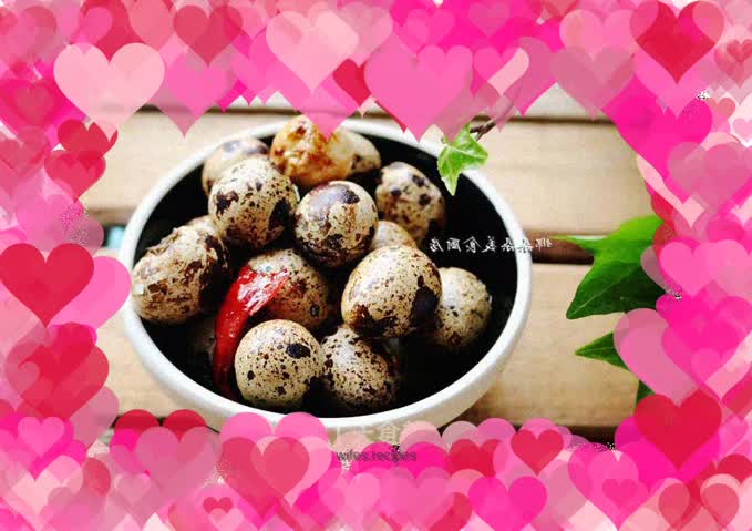 Side dishes to go with wine Braised quail eggs