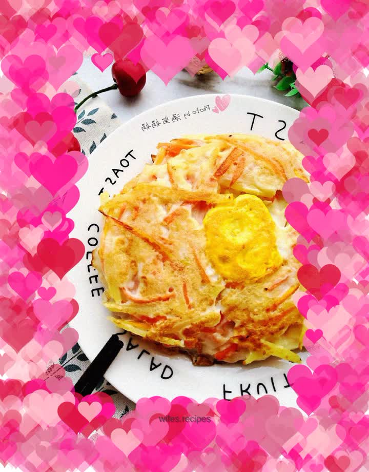 Potato Carrot Egg Pancake