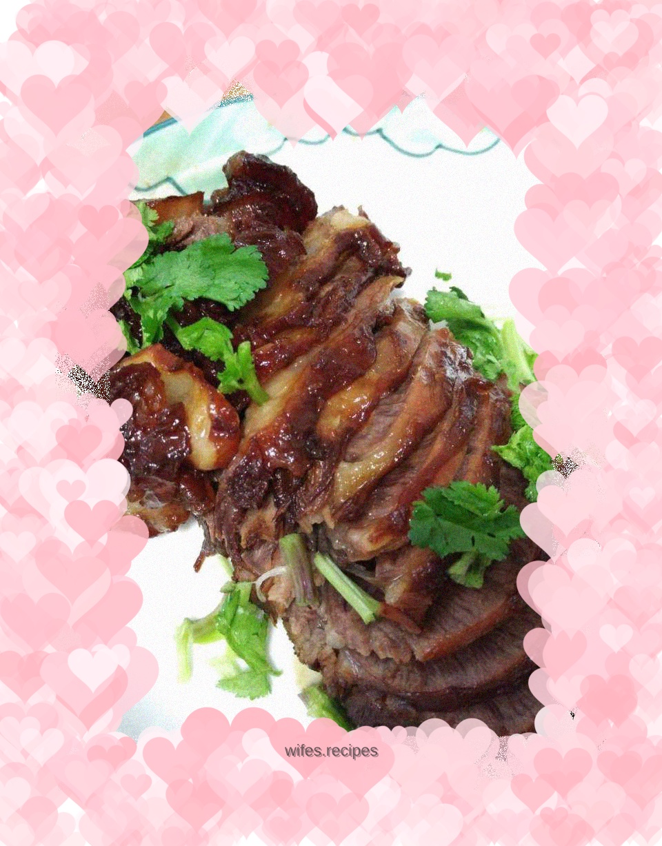 Beef with soy sauce